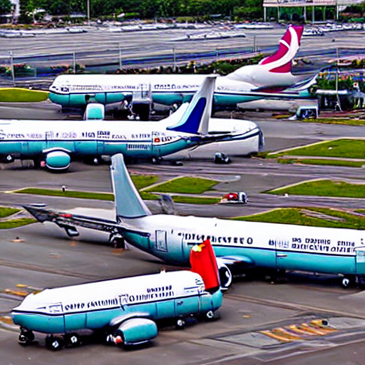 051_Some big commercial planes all parked by each other..png